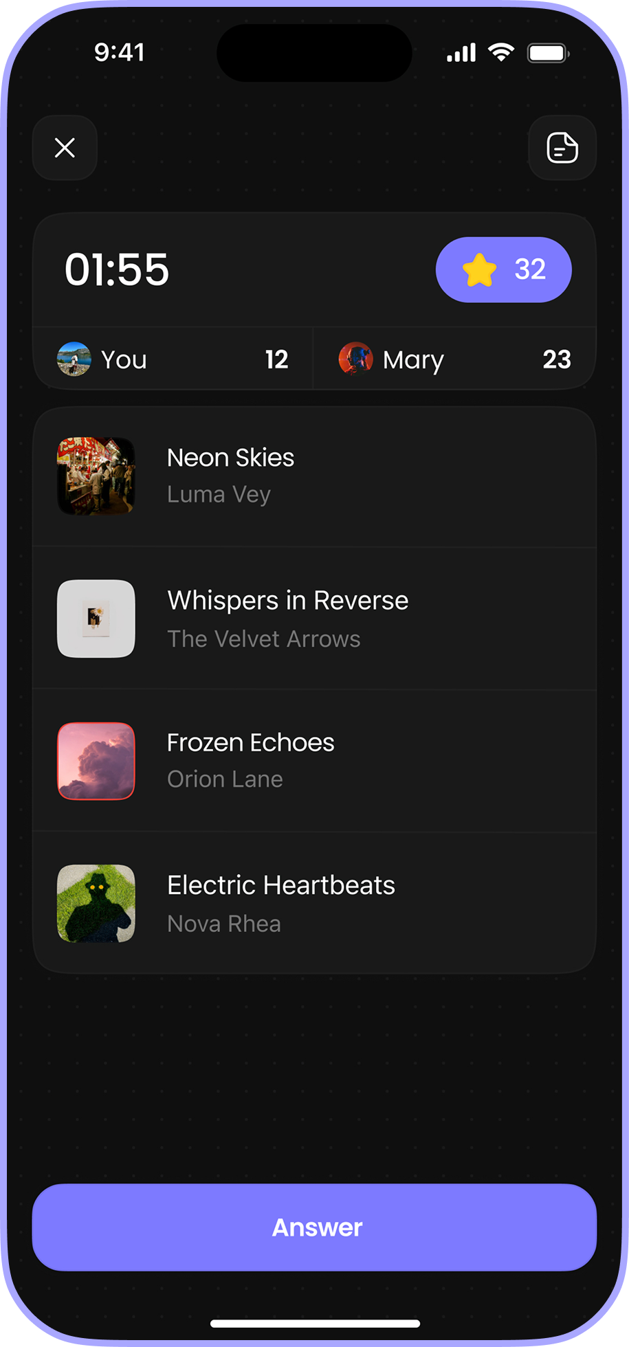 NoteHead app screenshot